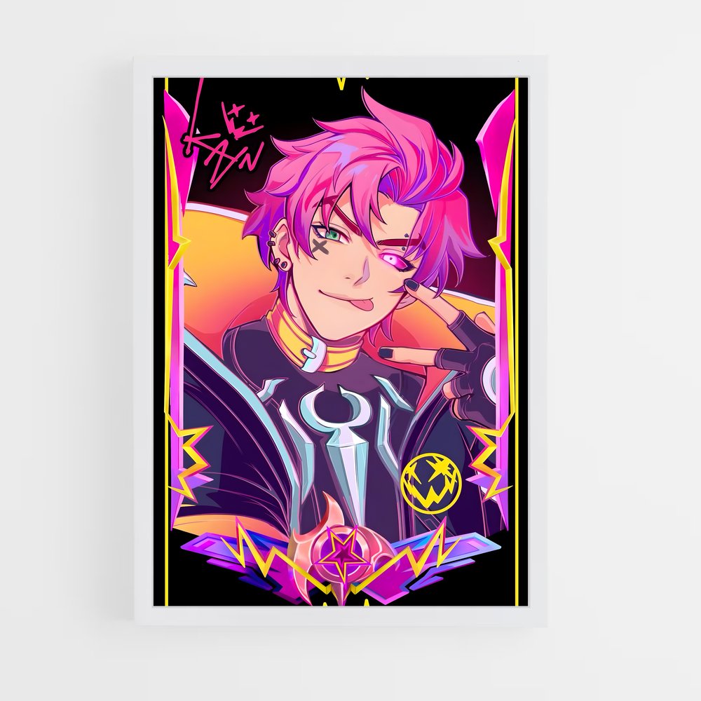 Poster Pink Fury – affiche League Of Legends (vue 3)